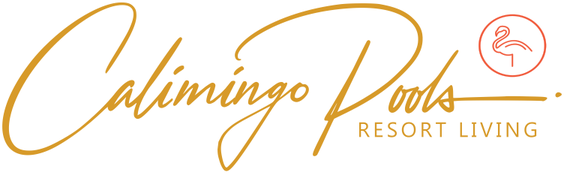 Calimingo Pools logo — custom pool builder client, Southern California