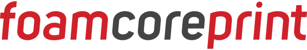 FoamCorePrint logo — custom printing and signage client